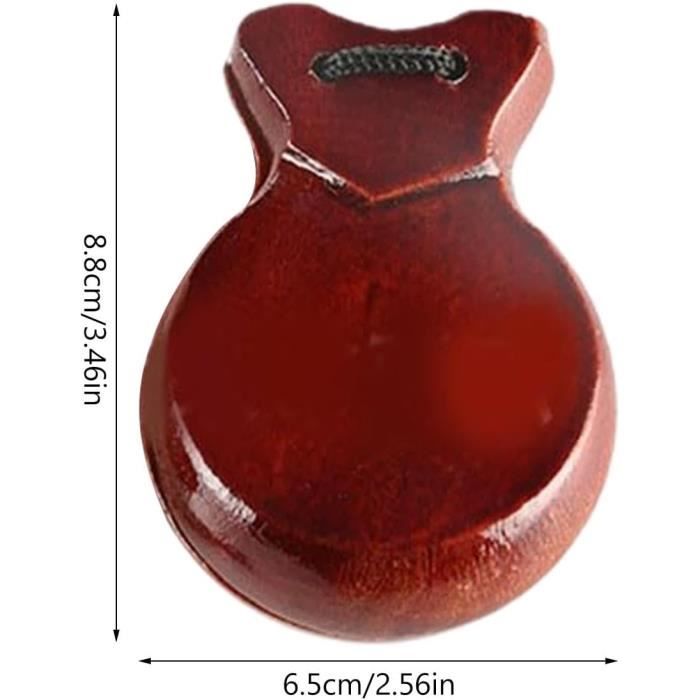 Castagnettes traditionnelles, 2 castagnettes flamenco pour