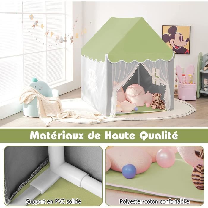 Tente Enfant - Tipi Et Cabane Pour Fille Et Garçon