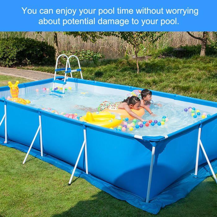 Tapis de protection pour sol de piscine Bâche de sol rectangulaire — free download