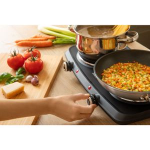 Plaque Chauffante Électrique Portable ABOOFAN - Mini Réchaud 14 Cm | Température Réglable, Compatible Tous Ustensiles - 6