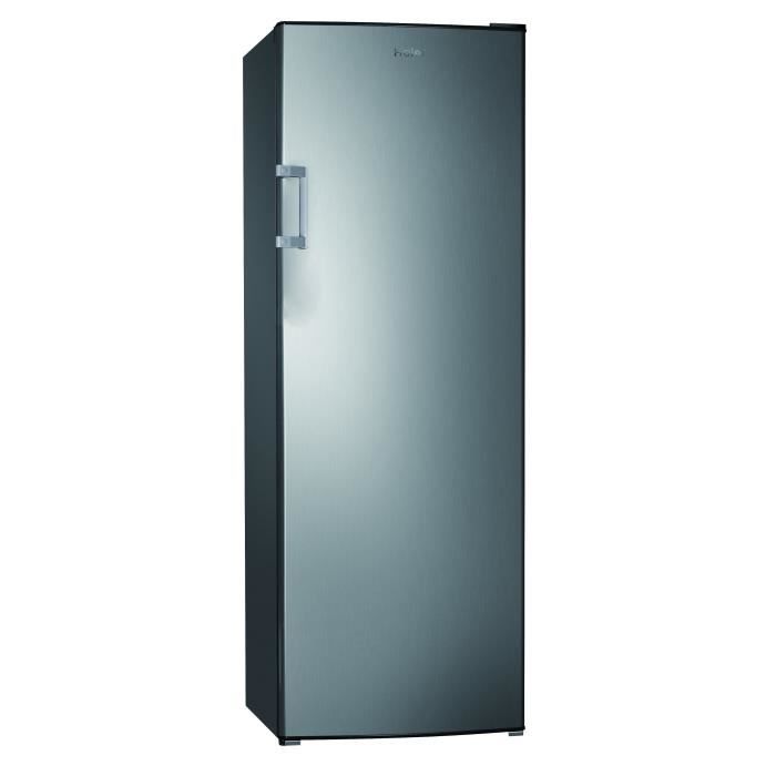 HAIER HUL-676S - Réfrigérateur 1 porte - 335L - Froid statique - A+ - L60 x H170 cm - Silver