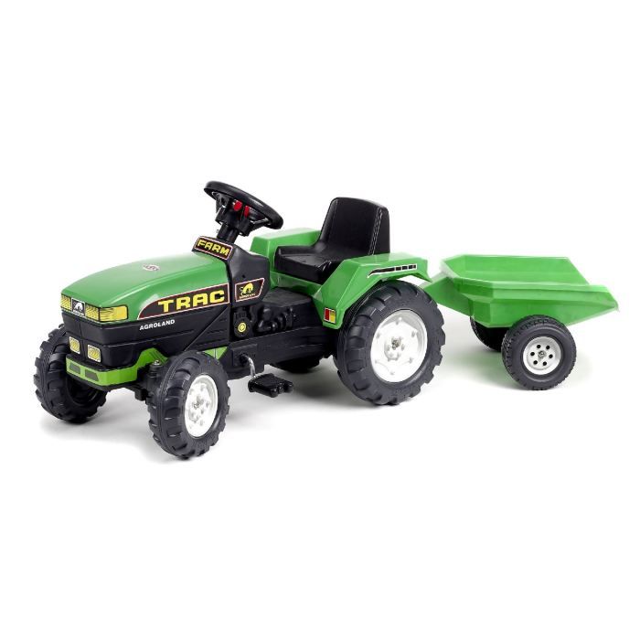 FALK Tracteur a pédales Tractopelle vert avec - FALK - Pickture