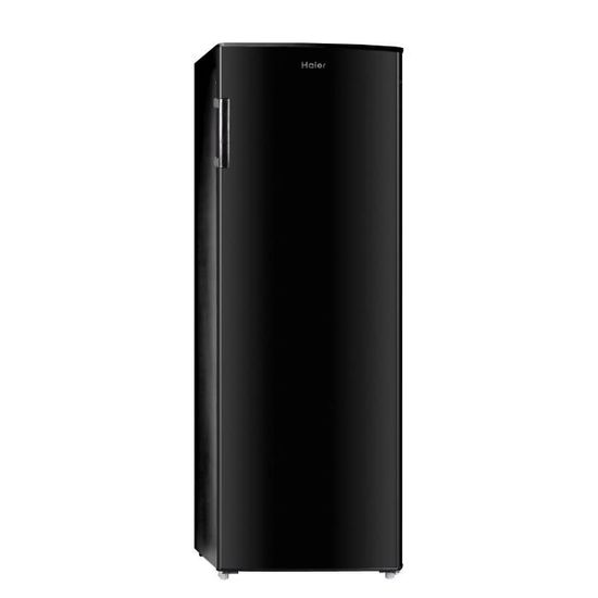 HAIER HUL-676B - Réfrigérateur 1 porte - 335L - Froid statique - A+ - L60 x H170 cm - Noir brillant
