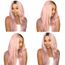 perruque rose longue