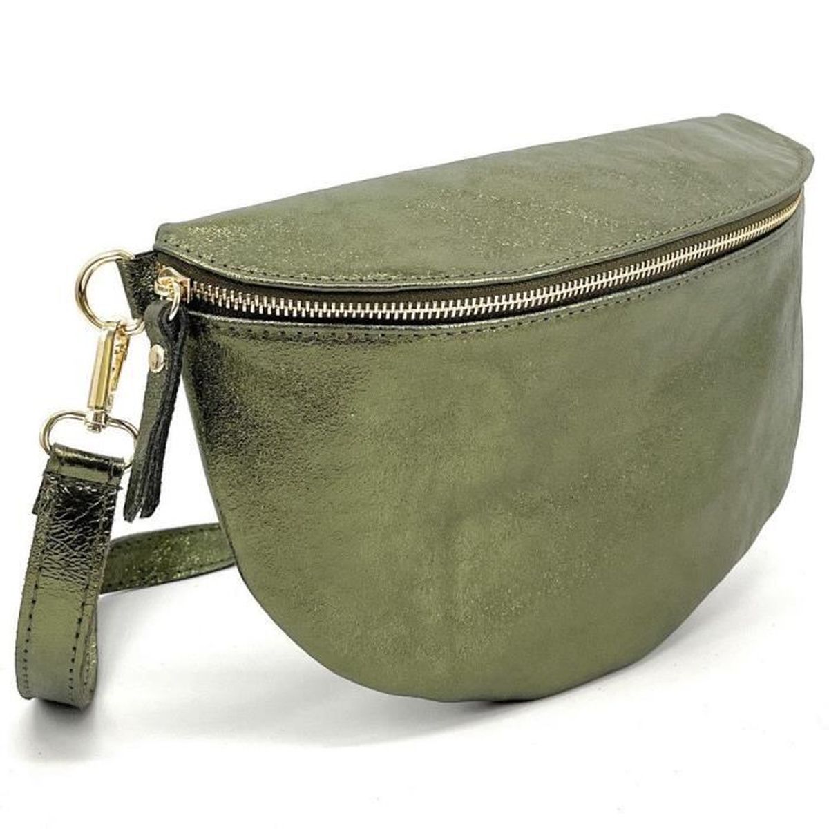 Florence Cuir Véritable Sac Banane Femmes Jaune Jeunes Femmes OTF80