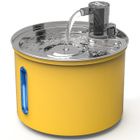 Fontaine a Eau Chat Chien ACELIFE 3L -304 en Acier Inoxydable -Dimensions Φ19*13 cm - Chat Automatique avec Pompe Silencieuse