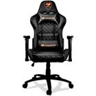 Fauteuil Gaming COUGAR Armor One Noir - Simili Cuir - Inclinable 180° - Réglable en hauteur - Avec accoudoirs