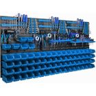 Boîtes de rangement - BOTLE - 74 pcs - Facilité de rangement - Couleur bleu - Dimensions variées