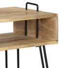 Table console - VINGVO - Bois de manguier massif - Laqué - 115 x 35 x 76 cm