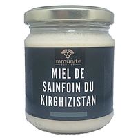 Miel blanc de sainfoin du Kirghizistan - Poids net 250g - Pur - 100% naturel -miel rare Immunitebooster