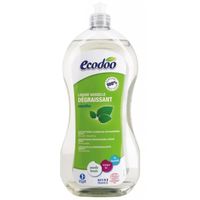 Liquide vaisselle dégraissant senteur menthe au vinaigre bio - 1 L - ECODOO