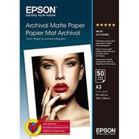 Epson - Archival Matte Paper Papier mat A3 (297 x 420 mm) 189g/m2 50 feuilles