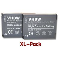 2 x Batterie de remplacement pour Samsung Digimax ES50, ES55, ES60, ES90, ES91, HZ10W, HZ15W, IT100, L100, L110, L200, L210, L310…