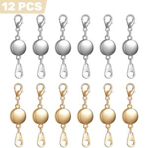 Lot De 4 Fermoirs Mousquetons Argentés | Pour Bracelet/Collier | Acier Inoxydable