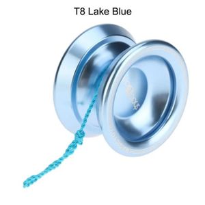 YOYO - ASTROJAX Bleu du lac T8 - Magic YoyoY01-Yoyo Classique en Alliage d'Aluminium et Métal avec Ficelle Rotative, 10 Boule