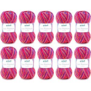 LAINE TRICOT - PELOTE Lisa Premium (Fil À Tricoter Et À Crocheter Avec U