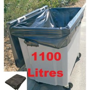 Sac poubelle 150L Renforcé avec résistance supérieure - 820x1300-5 rouleaux  x 20 - carton de 100 : : Epicerie