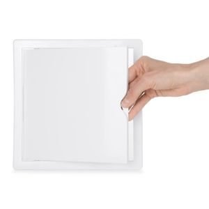 PLAQUE DE FINITION Porte d'inspection en ABS plastique blanc 25x25 cm