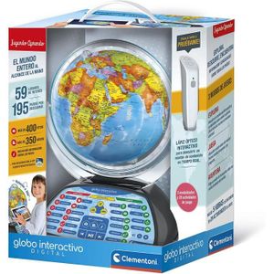 Clementoni - 16446 - Sapientino Plus - Explorer le monde en temps réel - Globe  interactif parlant, globe de monde enfants, jeu éducatif 6 ans,  électronique parlant, stylo Bluetooth, application : : Fournitures  de bureau