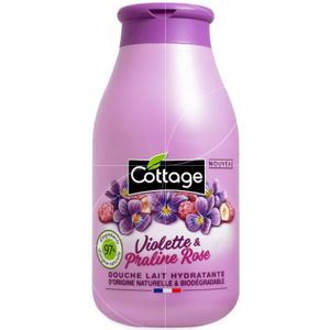 GEL - CRÈME DOUCHE Cottage - Douche Lait hydratante - Violette & Praline Rose - 250ml