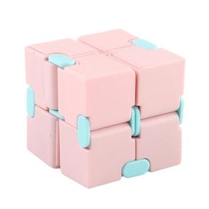 HAND SPINNER - ANTI-STRESS Jouet Fidget Infinity Cube Pour Enfants Et Adultes Relaxant Rose rose segolike