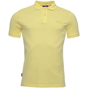 POLO Superdry Polo jaune manches co