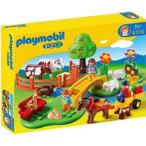 UNIVERS MINIATURE Playmobil Coffret Famille à la Campagne