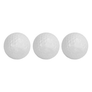 BALLE DE GOLF Pwshymi Balles de double couche 3 pièces balles de pratique de à Double couche Sport de plein air jeu de formation sport