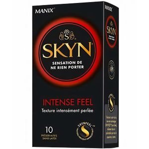 PRÉSERVATIF Preservatifs Skyn Intense Feel - Boite 10 préservatifs
