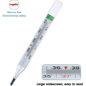 CA-Mi T-Classique cliniques traditionnelles verre sans mercure thermomètre Celsius