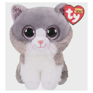 PELUCHE Peluche - TY - Beanie Boos Medium Asher le Chat Li