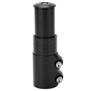 LERWAY Rallonge De Potence De Vélo Avec Clé Hexagonale Pour Fourche De 28,6 Mm En Aluminium Noir