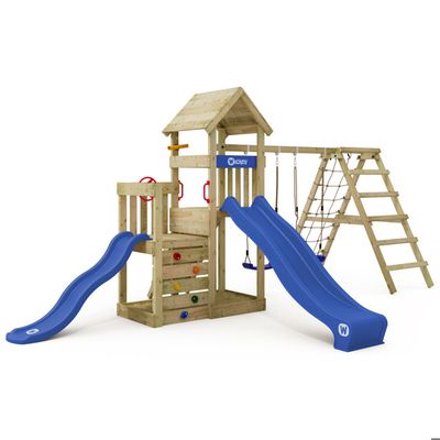 Toboggan 8 En 1 Pour Enfant – Intérieur Avec Basket, Cache-cache, Tunnel, Télescope Et Escalade, Design Moderne