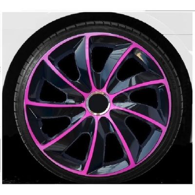 4X Enjoliveurs 14" Pour Disques Extra Rouge / Noir Neuf Drift Lot De 4