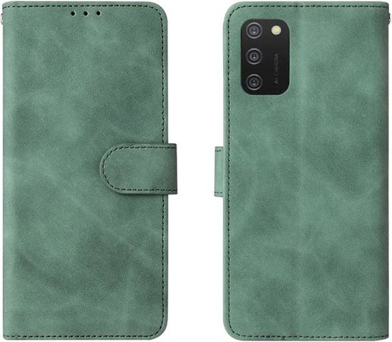 Coque Flip Cover Chromé Miroir Pour Samsung Galaxy A02S - Noire - Neuf