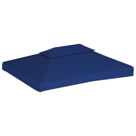 Toile supérieure double de belvédère 310 g/m² 4x3 m Terre cuite Toile supérieure double de belvédère 310 g/m² 4x3 m Terre cuite