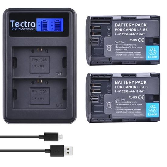 Batterie LP-E6 pour Canon EOS 5D Mark IV 5D MARK 4 - Batterie pour