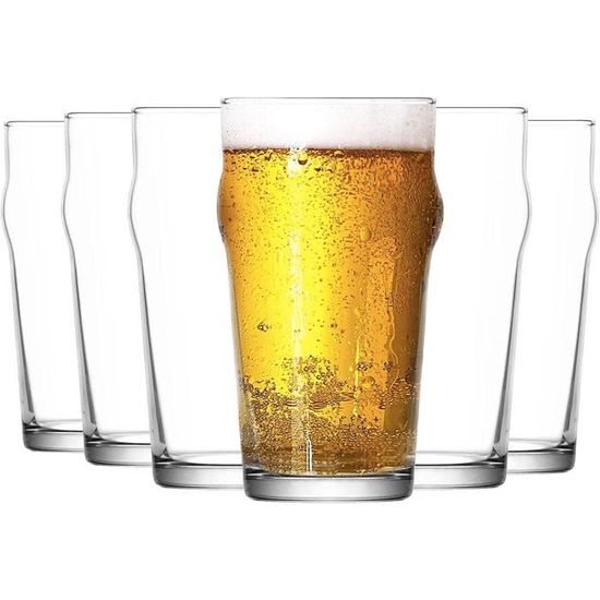 L'Île D'Oie Signature Nonic Verre à Bière 453 Ml - Lot De 2