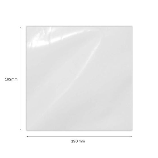 25 Pochettes Vinyles Antistatiques 27x27cm - Protection Disques LP - Transparentes - Matériau PP Durable