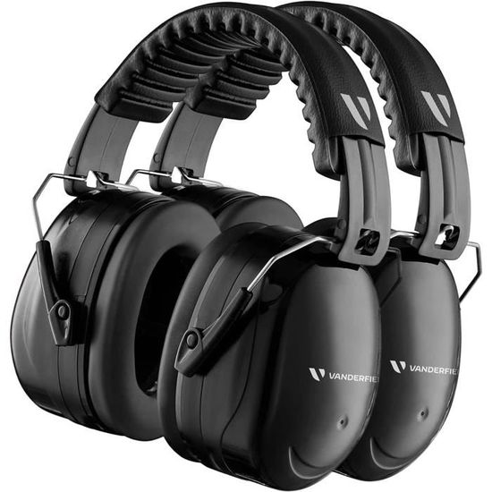 Casque Anti Bruit Adulte Pour Bruits De Chantier Forts Et Champ De Tir, Facilement Réglable