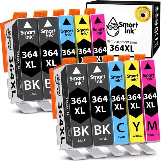 Recarga Tinta HP 364 12 Cartuchos De Tinta XL 364XL Para HP – Compatibles Con Photosmart 5510, 5520, Deskjet 3520, Etc. Hp Z6 G4