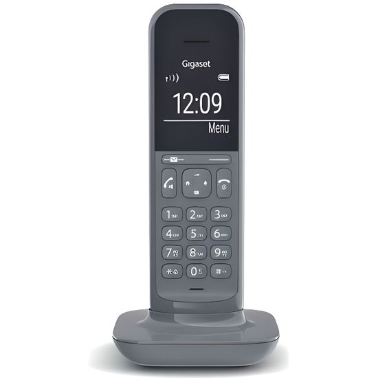 Gigaset Telephone Fixe Cl390 Gris Fonce Cdiscount Telephonie