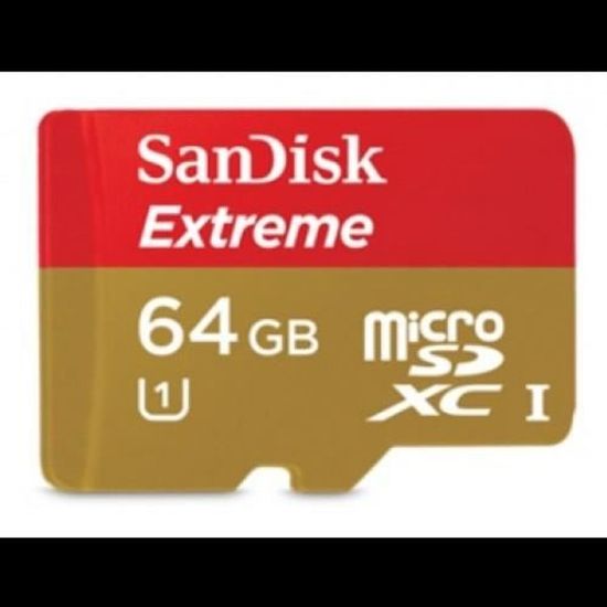 SANDISK Extreme Microsdhc 64Gb - Carte Micro SD avec adaptateur