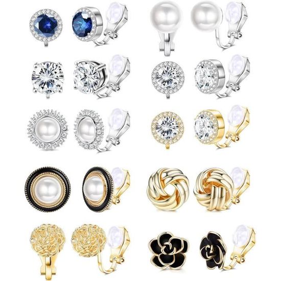 Boucles d'oreilles en argent cône dentelle et perle nacrée