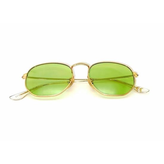 Lunettes Soleil Homme Femme Octogonal Ovale Super Verres