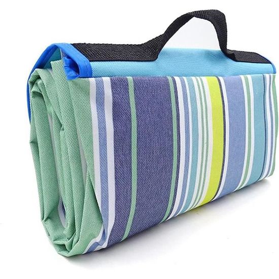 Couverture De Pique-nique Extérieure 150x200cm, Tapis De Plage Impermeable Et Resistant Au Sable Lavable En Machine Adapte Au Camping Et Aux Parcs 91779407