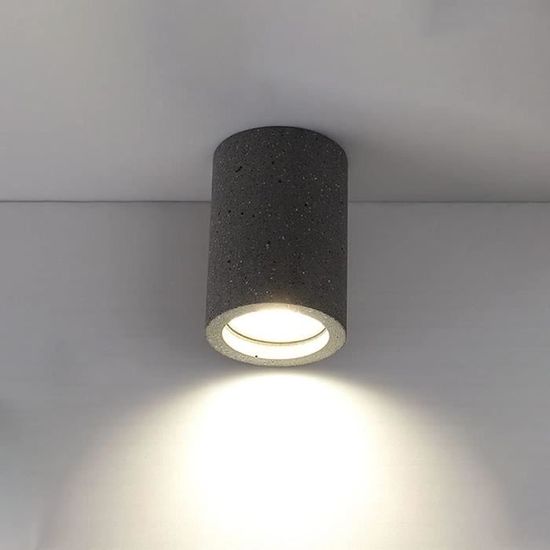 Spot LED Étanche IP65 Plafond - Éclairage Moderne Pour Salle De Bain, Balcon Et Couloir, Aluminium Noir Ou Blanc