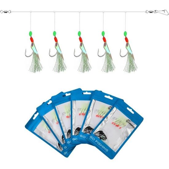 Lot de 30 bas de ligne pour la carpe hamecon taille 7 tresse