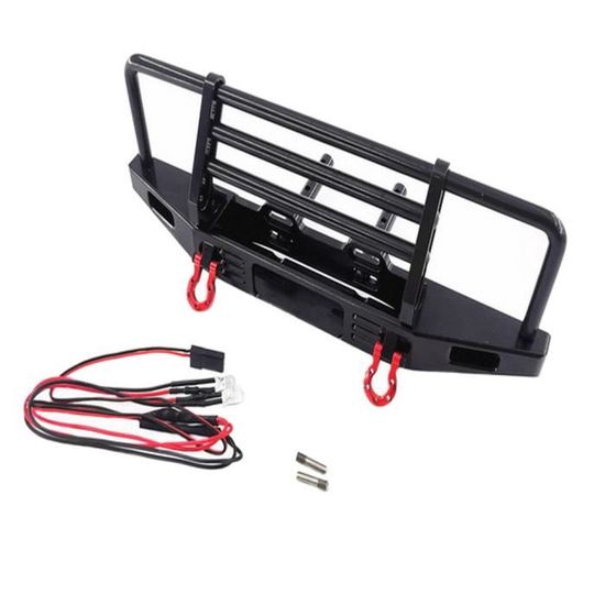 LCX Pare-Chocs Avant Métal Racing 1/10 Pour Traxxas TRX4 TRX6 Et Axial SCX10 II