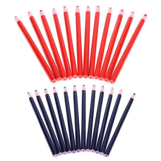 HURRISE Crayon De Tailleur Stylo Effaçable Invisible En Tissu 12 Pièces, Accessoires De Couture